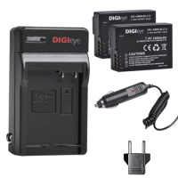 DMW-BLC12 BLC12E BLC12PP Battery + Charger Kit for Panasonic Lumix DMC-FZ200 FZ1000 FZ2500 DMC-G5 G6 G7 GX8 G85 GH2
