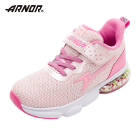 【ARNOR】阿諾-超彈粒膠囊氣墊運動鞋/中大童鞋20~23cm 氣泡粉(ARKR38243)