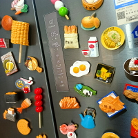仿真食物冰箱貼磁貼面包個性創意韓國可愛下午茶磁力貼3d立體裝飾