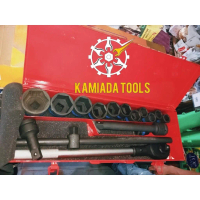 Kunci sock set impact/ soxk berat set/ impact socket set 17pcs 3/4 IWT