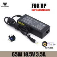 18.5V 3.5A 4.8*1.7mm 65W AC Laptop Charger Adapter For HP Compaq 6720s 500 510 520 530 540 550 620 625 G3000 pavilion dv4000