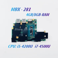A1939017A MBX-281 For SONY Vaio SCD132 SVD1322C5E Laptop motherboard With Core i5-4200U i7-4500U CPU 4GB RAM 100% Work
