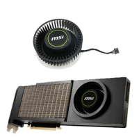 MSI diameter 80MM 37mm hole pitch GeForce RTX 3080 3090 AERO turbo graphics card turbine Computer fan