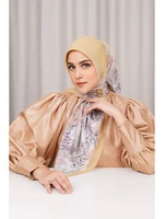 Buttonscarves Holiday Series Voile Square Hijab Honey