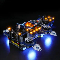 USB Light Kit for LEGO Avengers Helicarrier 76153 Building Bricks Blocks Model (NOT Included Lego Model)