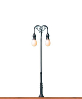 Mini 現貨 Brawa 84036 HO規 雙臂公園路燈 (LED)