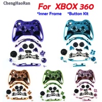 Suitable for XBOX360 Handle Electrogold-plated Hyper Color Case with full set of accessories xbox360DIY Handle Shell
