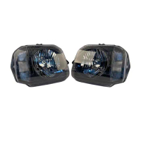 Car Headlights Turn Light for Suzuki Jimny Headlamp Crystal JB23 1998 1999 2000 to 2013 Bottom Black A Pair