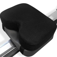 Rowing Machine Seat Cushion for Concept 2Rowing Machine Recumbent Stationary Bike with Custom Memory Foam Washable Cover &amp; Strap