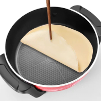 Food Dish Hot Pot Barbecue Double Non-stick Vegetable Chinese Hot Pot Lid Electric Home Soup Cooking Fondue Chinoise Cookware