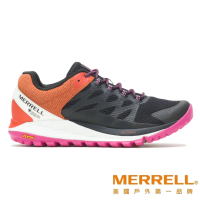 【MERRELL】ANTORA 2 GORE-TEX 防水健行登山鞋 黑粉橘 女(ML067384)