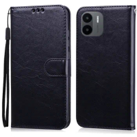 For Xiaomi Redmi A1 Case Black Leather Wallet Flip Case For Redmi A1 Fundas Xiaomi Mi A1 5X MiA1 Mi5X Phone Case With Card Slots