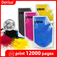 Universal Toner Powder Compatible for Dell Laser C1660 C1660W C1660CN C1660CNW Color Printer Cartridge