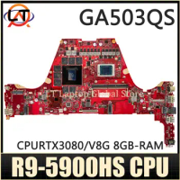 GA503Q Notebook Mainboard For ASUS ‎ROG Zephyrus G15 GA503QS Laptop Motherboard CPU R9-5900HS GPU RTX3080/V8G 8GB/RAM DDR4