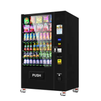 2024 Vending Machine For Fresh Food Cold Drinks Combo Custom Vending Snack Machine