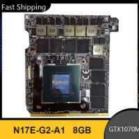 Original New GTX1070M GTX 1070M GDDR5 8GB N17E-G2-A1 Graphics Video Card For Dell Alienware 17X 18X MSI GT70 GT80 HP 8760W Clevo