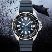 【SEIKO 精工】PROSPEX系列 愛海洋 魟魚武士潛水機械腕錶 母親節 禮物 SK042(SRPF79K1/4R35-03W0H)