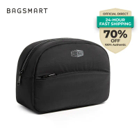 BAGSMART กระเป๋าหลายวัตถุประสงค์ กระเป๋าเครื่องสำอาง กระเป๋าเดินทางเครื่องใช้ในห้องน้ำ กระเป๋าเครื่อ