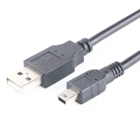 Black &amp; White USB Data Sync Cable for Panasonic HDC-HS700 HDC-HS9 HDC-HS900 HDC-SD1