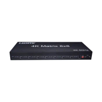cost effective 4K UHD 8X8 HDMI Matrix Switch Control Switcher With Remote And RS232 4K 60Hz