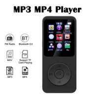 Portable MP3 Player 1.8 Inch Color Screen Walkmen HIFI Bluetooth Compatible E-Books Recording Sports MP4 FM Radio Music Player