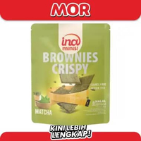 INA MInis Brownies Crispy Matcha Gluten Free 35g Pouch - Bronies Krispi Matcha Bebas Gluten