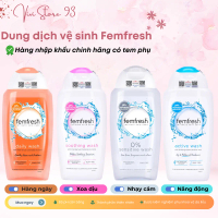 [Nhập khẩu chính hãng] Dung dịch vệ sinh Femfresh UK 250ml ;Da nhạy cảm; Da thường; Hoạt động nhiều 