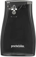 Proctor Silex【美國代購】電動開罐器 自動開罐器 帶磨刀器 黑色-75217F