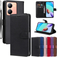 For Vivo Y36 Y 36 vivoy36 y 36 Y16 V2204 Y02S Y35 Y22 Y22S Case Cover Book Stand Magnetic Wallet Card Holder Holster Coque Bag