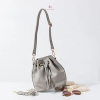 Tas Bag Tas Wanita Bucket Bag Sling Bag Tas Selempang Wanita Freya Bucket Bag Freya Grey