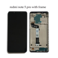 100% Tested AAA quality With Frame For Xiaomi Redmi Note 5 Pro LCD Display + Touch Screen Digitizer Assembly free shipping