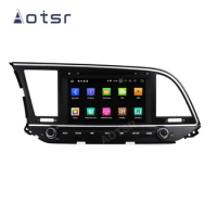 AOTSR 2 Din Android 10 Car Radio For Hyundai Elantra Avante 2016 2017 2018 Central Multimedia Player GPS 2Din DSP Autoradio