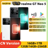 realme GT Neo 5 Smartphone Snapdragon 8 Gen1 plus 240W Super Flash Charging PS3 Fireproof realme GT Neo5 Snapdragon 8+ Gen1