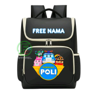 Backpack Tas Ransel Anak Sablon Motif Gambar Robocar Poli Unisex Fashion Populer Anak Laki Laki Dan 