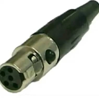 Mini XLR 5 Pin (Ceweq) Use for: Microphone, audio interface, mixer