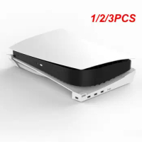1/2/3PCS Wall Mount Holder Compatible With Ps5 Console With 4 Port Usb Ipega Ps5 Horizontal Stand Display Dock Bracket