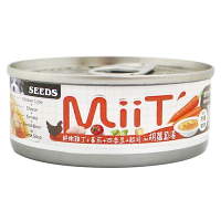 【Seeds 聖萊西】MiiT有雞愛犬機能湯罐-鮮嫩雞丁胡蘿蔔湯佐番茄四季豆起司(80g/罐x24罐)