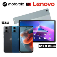 【限量組合】LENOVO 聯想 Tab M10 Plus 64G LTE 平板電腦 + MOTO G34 5G智慧手機