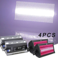4PCS Martin Atomic LED 3000w Strobe Brightness 192x3w White + 64x0.6W RGB Backlight Party Decoration Dj Disco Flash Stage Light
