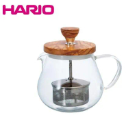 HARIO 橄欖木濾壓茶壺 TEO-70-OV 700ml