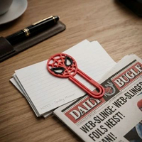 Spider-Man Paper Clip — Penjemput Kertas Karakter Spider Merah Stationary Estetik Lucu