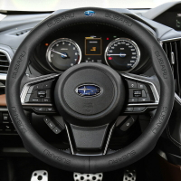 速Subaru/速霸路 方向盤套森林人傲虎力獅XV/WRX/BRZ翼豹真皮防滑車把套