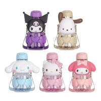 【SANRIO 三麗鷗】三麗鷗公仔大容量Tritan吸管水壺850ml不含雙酚A(酷洛米/美樂蒂/凱蒂貓/大耳狗/帕恰狗)