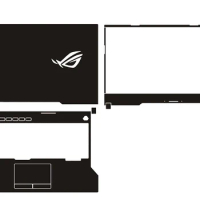 Carbon fiber Laptop Sticker Skin Decals Cover Protector for ASUS ROG Zephyrus G512 G512LI-HN057T 15.6"