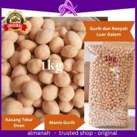 Kacang Atom Kacang Telur Oven 1kg Super Gurih Renyah Cemilan Manis Gurih