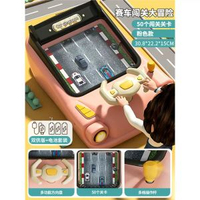 兒童賽車闖關大冒險遊戲機真方向盤模擬開車男女孩玩具禮物