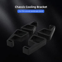 4Pcs Cooling Horizontal Version Bracket Anti-Slip Cooling Legs Horizontal Holder Shockproof Accessories for PS4/Slim/Pro Console