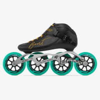 100% Original Bont BNT Speed Inline Skates 2PT Heatmoldable CarbonFiber Boot 4*90/100/110mm 6061 High Roller Wheel Skate Patines