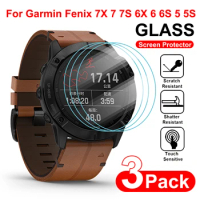 9H Premium Tempered Glass For Garmin Fenix 7 7X 7S Pro 6 6S 6X Pro 5 5s Plus HD Screen Protector Film Smart watch Accessories