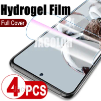 4pcs Full Cover Hydrogel Film For Xiaomi 12 Lite 12T Pro Watery Phone Protection Screen Protector Xiaomy 12TPro 12Lite Not Glass